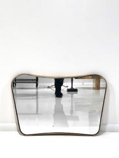 1950s Italian Brass Frame Mirror - 3529665