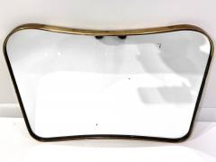 1950s Italian Brass Frame Mirror - 3529666