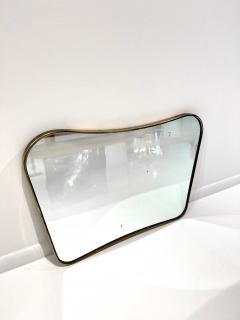 1950s Italian Brass Frame Mirror - 3529667