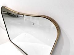 1950s Italian Brass Frame Mirror - 3529669