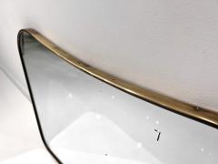 1950s Italian Brass Frame Mirror - 3529670