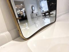 1950s Italian Brass Frame Mirror - 3529672