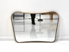 1950s Italian Brass Frame Mirror - 3529673