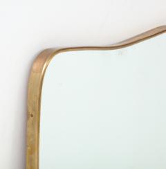 1950s Italian Modernist Pair of Shaped Brass Mirrors - 3217676
