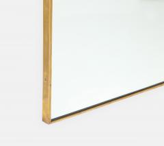 1950s Italian Modernist Pair of Shaped Brass Mirrors - 3217677