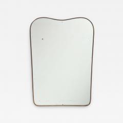 1950s Italian Shaped Brass Wall Mirror - 2724880