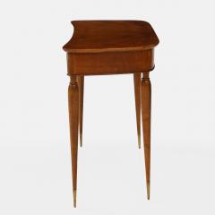 1950s Italian Walnut Wood Console or Vanity Dressing Table - 3581541