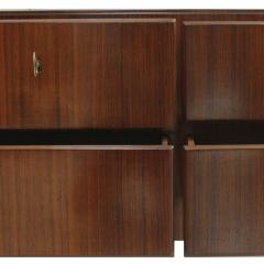 1950s Italian Wood and Marble Sideboard of Eight Drawers - 833863