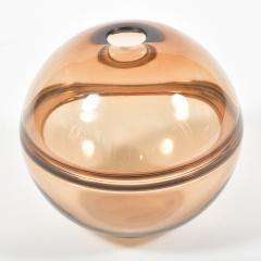 1950s Italian bronze Murano globe vase - 1174059