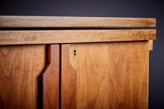 1950s Italian constructivism studio sideboard or credenza made in walnut - 3496319