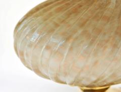 1950s Italian mottled cream turban lamp - 1219415