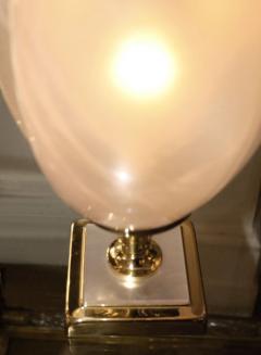 1950s Italian pink Lotus table lamp - 1228289