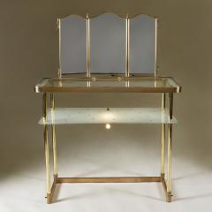 1950s Italian star dressing table with triptych mirror - 2229036