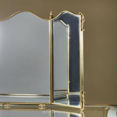 1950s Italian star dressing table with triptych mirror - 2229039