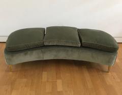 1950s Large Italian Curved Bench - 345253