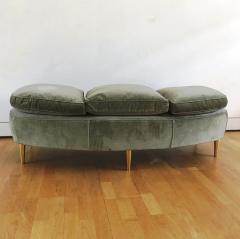 1950s Large Italian Curved Bench - 345254