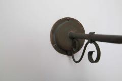 1950s Large Scandinavian Outdoor Wall Lights in Patinated Copper and Glass - 2257023