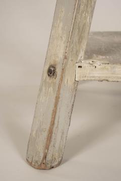 1950s Light Gray Painted French Sculptors Stand - 4192098