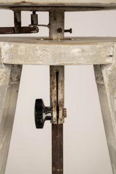 1950s Light Gray Painted French Sculptors Stand - 4192099