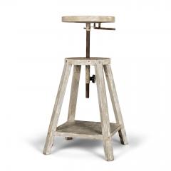 1950s Light Gray Painted French Sculptors Stand - 4192100