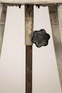 1950s Light Gray Painted French Sculptors Stand - 4192101