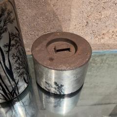 1950s Lovely Decorative Tea Canister Lidded Jar Japan - 3444893