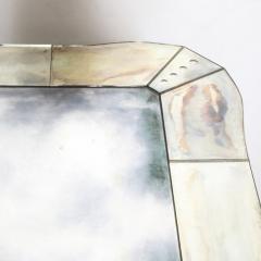 1950s Mid Century American Glamorous Smokey Mirrored Center Hall Game Table - 2660841