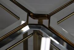 1950s Mid Century Modern Brass Italian Triangular Side Tables coffee table - 2905393