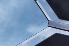 1950s Mid Century Modern Etched Glass Mirror - 1046076