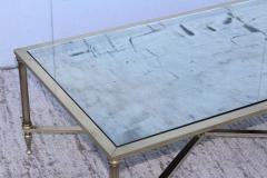 1950s Modern French Brass Coffee Table - 956946