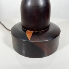 1950s Modern Sculptural Spindle Table Lamp in Exotic Cocobolo Wood - 2919818