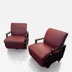 1950s Pair of Art Deco Shanghai Style Lounge Chairs - 4344799