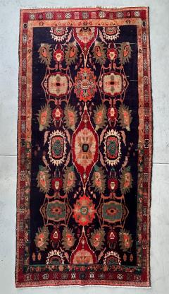 1950s Persian Hand Woven Tribal Hamadan Wool Runner 84 by 4 1 75  - 4421733