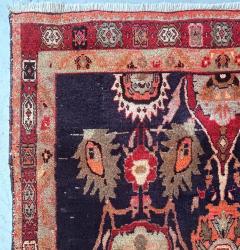 1950s Persian Hand Woven Tribal Hamadan Wool Runner 84 by 4 1 75  - 4421749