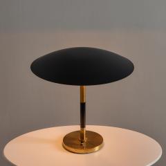 1950s Scandinavian Modern Brass Metal Table Lamp - 4754292