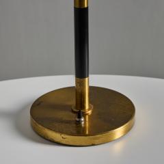 1950s Scandinavian Modern Brass Metal Table Lamp - 4754295