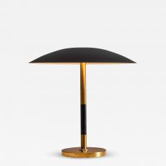 1950s Scandinavian Modern Brass Metal Table Lamp - 4754348