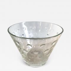 1950s Scandinavian clear glass vase - 1325647