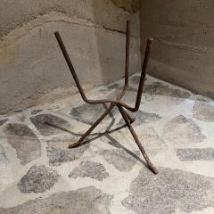 1950s Sculptural Midcentury Vintage Rusty Tripod Planter Pedestal Stand - 2650696