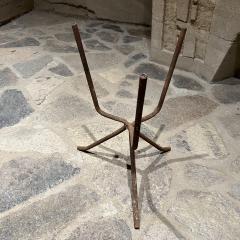 1950s Sculptural Midcentury Vintage Rusty Tripod Planter Pedestal Stand - 2650699