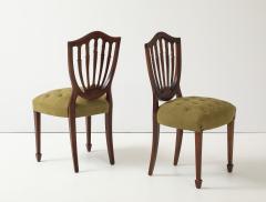 1950s Shell Back Italian Mahogany Dining Chairs Set of 6 - 4356349