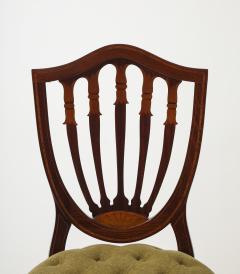 1950s Shell Back Italian Mahogany Dining Chairs Set of 6 - 4356351