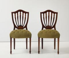 1950s Shell Back Italian Mahogany Dining Chairs Set of 6 - 4356352