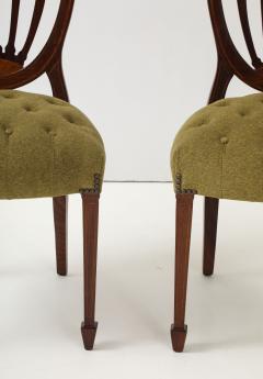 1950s Shell Back Italian Mahogany Dining Chairs Set of 6 - 4356354
