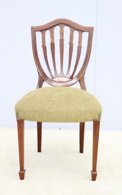 1950s Shell Back Italian Mahogany Dinng Chairs Set Of 6 - 4238917