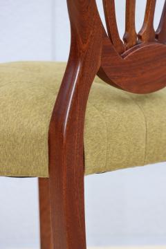 1950s Shell Back Italian Mahogany Dinng Chairs Set Of 6 - 4238922