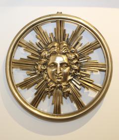 1950s Solid Brass Medusas Wall Sculptures - 1081079