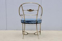1950s Solid Brass Modern Italian Armchair - 4133706