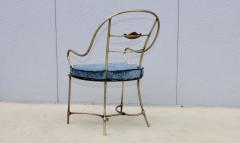 1950s Solid Brass Modern Italian Armchair - 4133712