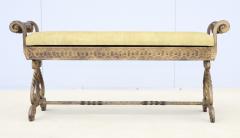 1950s Solid Iron Italian Bench With Storage - 4090664